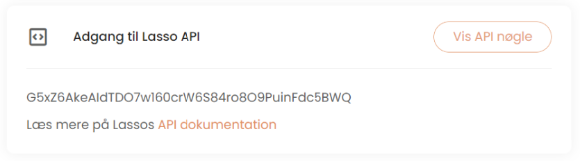 Locating your API key