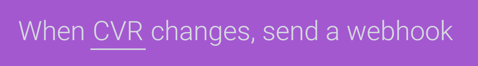 Connect you webhook URL